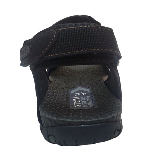 Nunn Bush Men\'s Shoes Rio Bravo hook and loop Lightweight Sandals Black main image 4